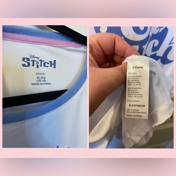 Disney XL Stitch Women's Sleep Tee - Picture 8 of 9
